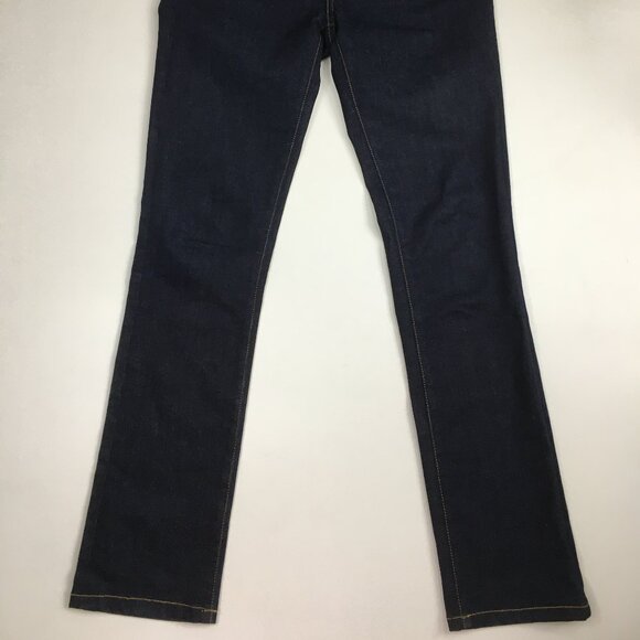 RALEIGH Hand Crafted North Carolina US Dark Wash Straight Leg 5 Pocket Jeans - Picture 8 of 16